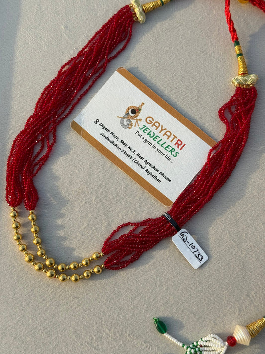 Lightweight Gold Bead Mala - Gayatri Jewellers - Design -2
